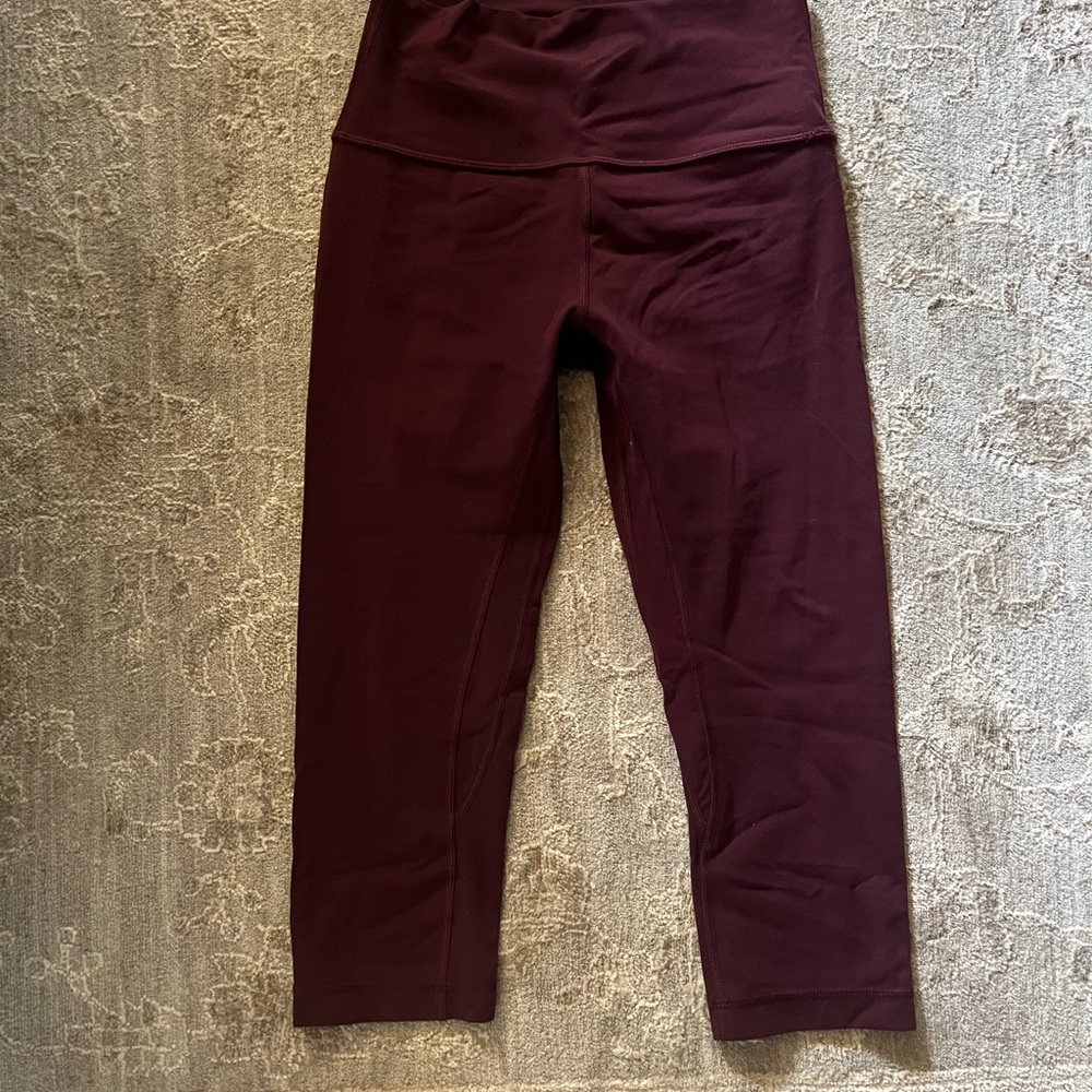 Lululemon Maroon Leggings